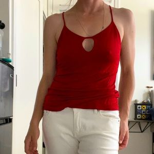 Papermoon Scarlett cami with keyhole cutout size Small